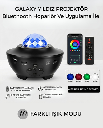 LighUp Gökyüzü Galaxy Projektörü Özellikler
